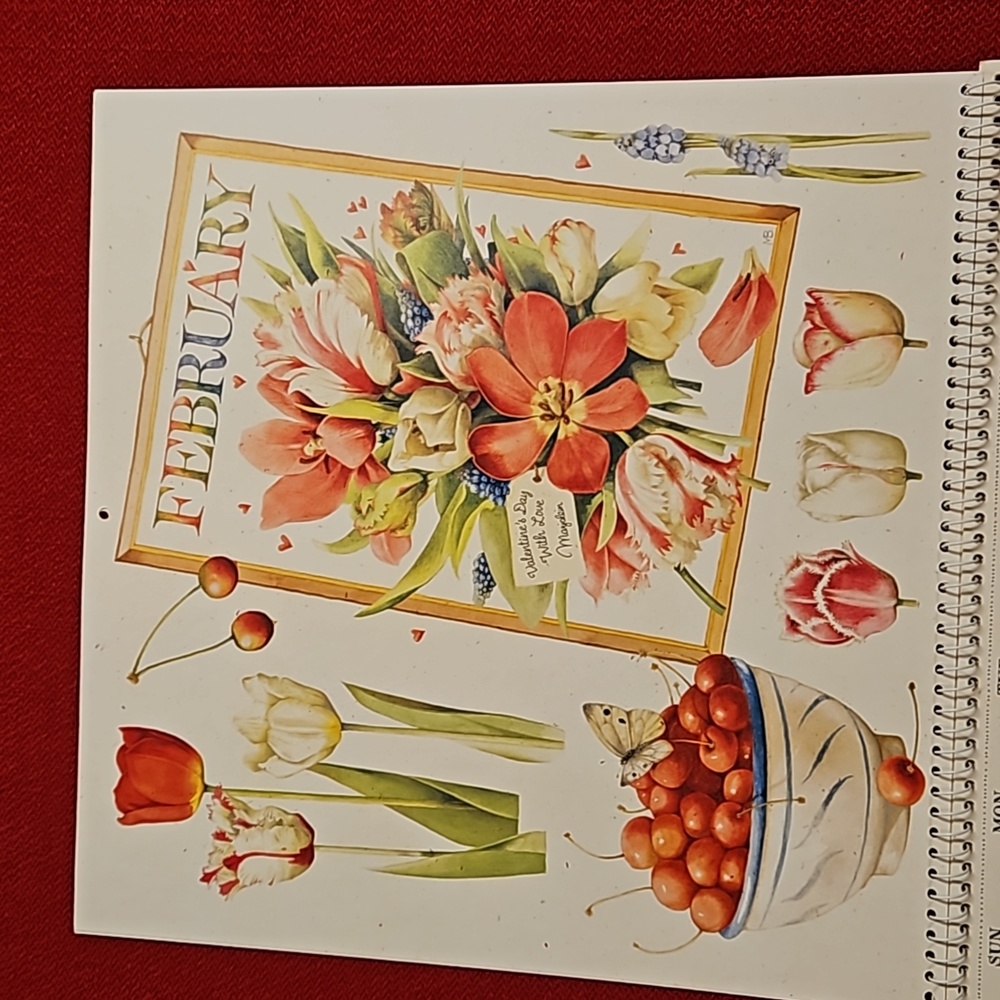 Marjolein Bastin Hallmark @2001 calendar UNUSED Nature's Sketchbook art craft - Picture 6 of 16